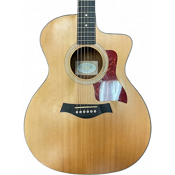 Used Taylor 114CE Natural Acoustic Electric Guitar
