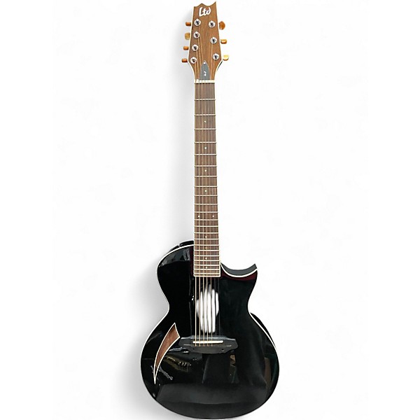 Used ESP LTD TL7 Black Acoustic Electric Guitar