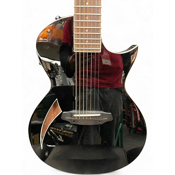 Used ESP LTD TL7 Black Acoustic Electric Guitar