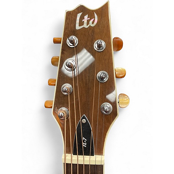 Used ESP LTD TL7 Black Acoustic Electric Guitar