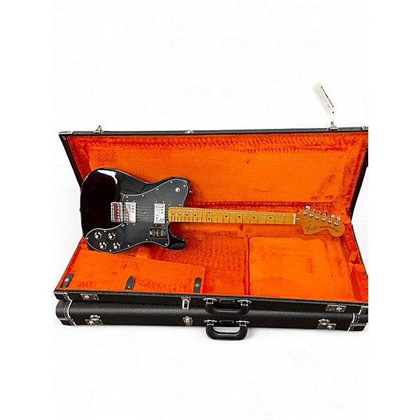 Used Fender 1975 American Vintage II Black Solid Body Electric Guitar