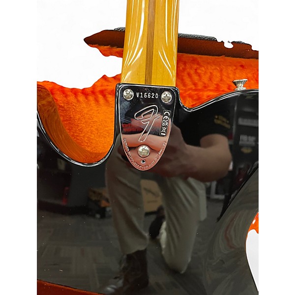 Used Fender 1975 American Vintage II Black Solid Body Electric Guitar