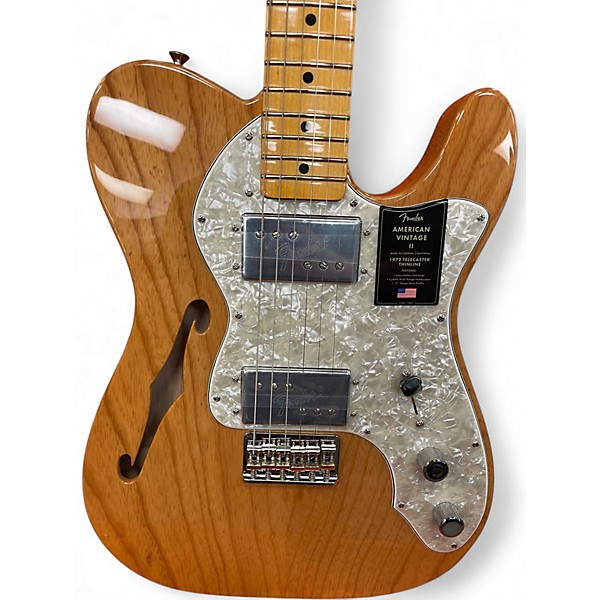 Used Fender 1972 American Vintage II Telecaster Thinline Natural Hollow Body Electric Guitar