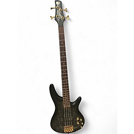 Used Ibanez sr300 Black and Gold Electric Bass Guitar