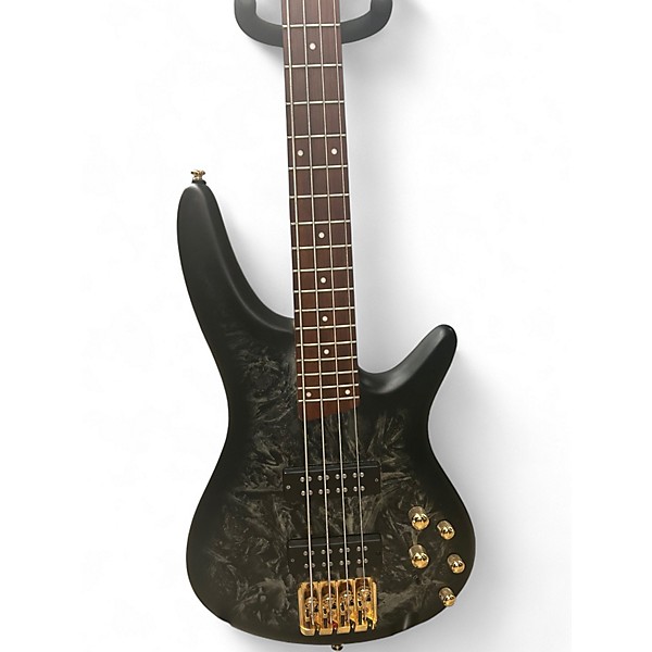 Used Ibanez sr300 Black and Gold Electric Bass Guitar
