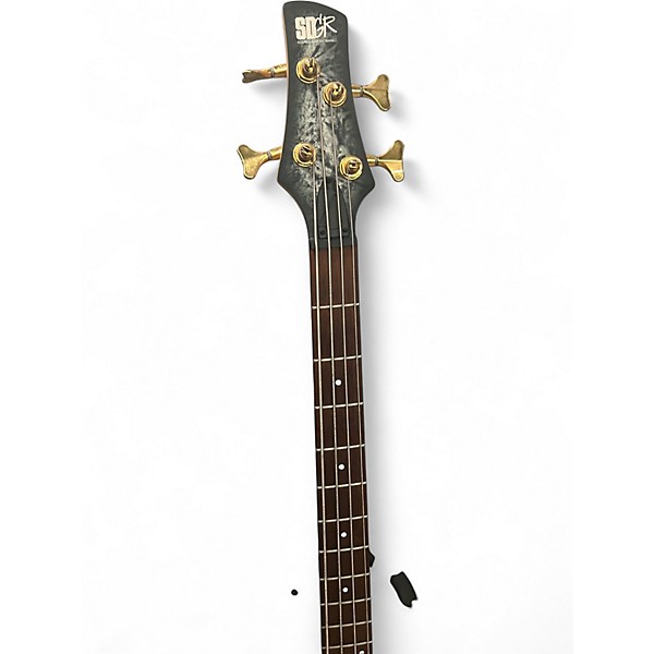 Used Ibanez sr300 Black and Gold Electric Bass Guitar