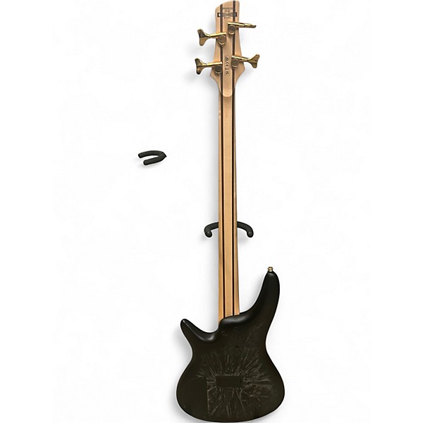 Used Ibanez sr300 Black and Gold Electric Bass Guitar