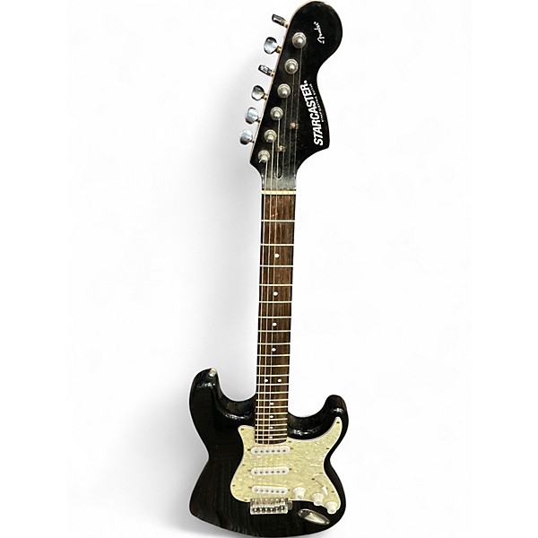 Used Fender Starcaster Black Hollow Body Electric Guitar