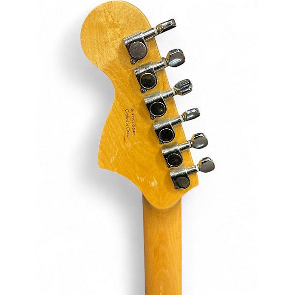 Used Fender Starcaster Black Hollow Body Electric Guitar