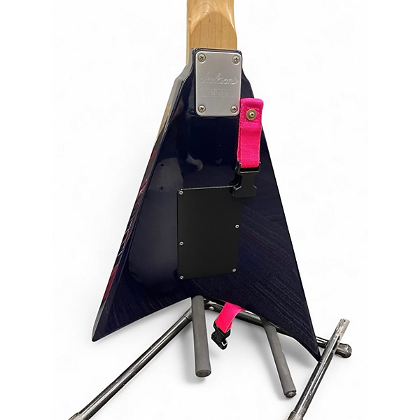 Used Jackson PS37 Randy Rhoads Blue Flame Solid Body Electric Guitar