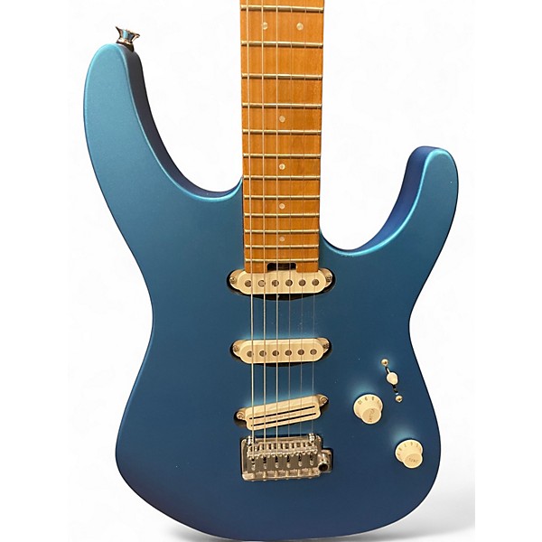 Used Charvel Pro-Mod DK22 SSS 2PT CM Electron Blue Metallic Solid Body Electric Guitar