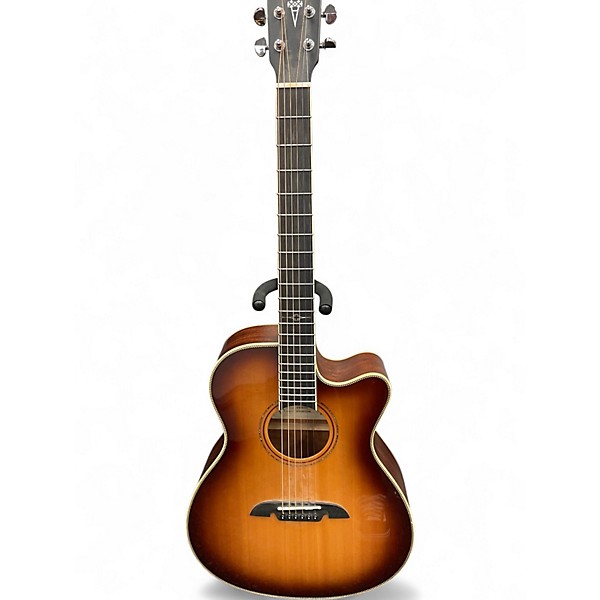 Used Alvarez AFH600CE Tobacco Sunburst Acoustic Electric Guitar