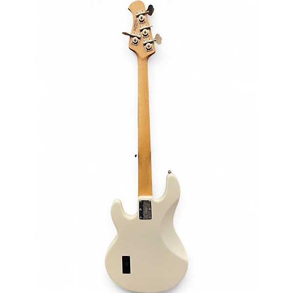 Used Ernie Ball Music Man STINGRAY SLO SPECIAL Olympic White Electric Bass Guitar