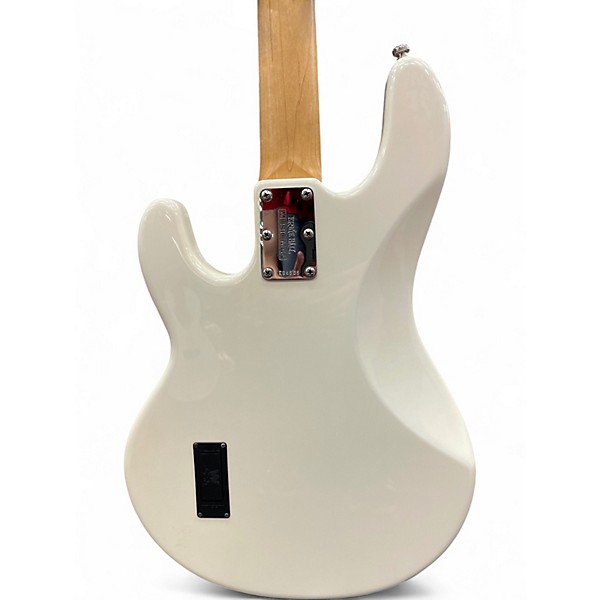 Used Ernie Ball Music Man STINGRAY SLO SPECIAL Olympic White Electric Bass Guitar