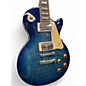 Used 2007 Epiphone Les Paul Standard Flame Maple Blue Burst Solid Body Electric Guitar thumbnail