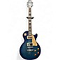 Used 2007 Epiphone Les Paul Standard Flame Maple Blue Burst Solid Body Electric Guitar