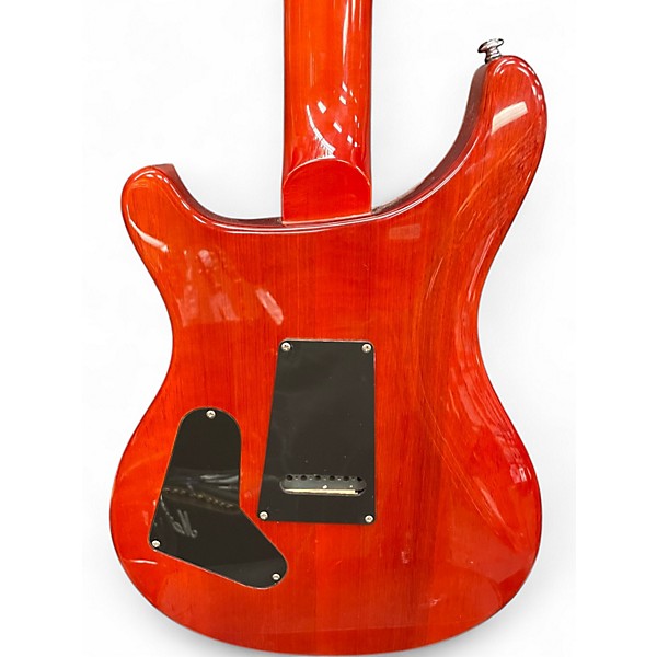 Used PRS SE Custom 24 Amber Solid Body Electric Guitar