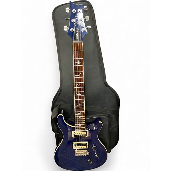 Used PRS SE Standard 24 Blue Solid Body Electric Guitar