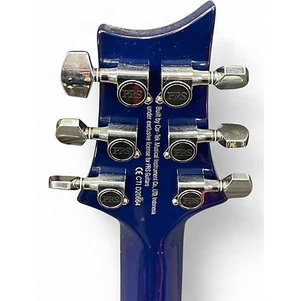 Used PRS SE Standard 24 Blue Solid Body Electric Guitar