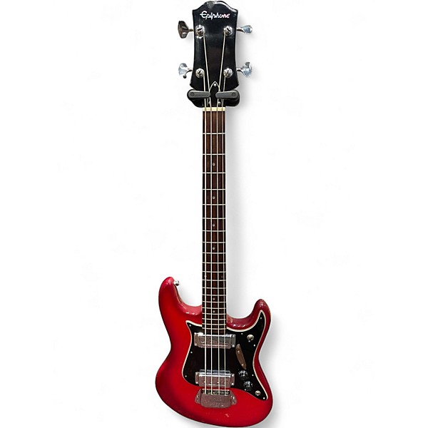 Vintage 1970s Epiphone ET-280 Red Burst Electric Bass Guitar