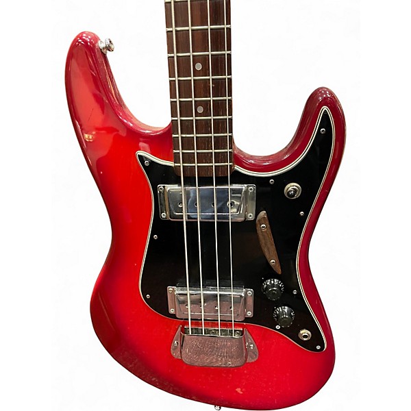 Vintage 1970s Epiphone ET-280 Red Burst Electric Bass Guitar