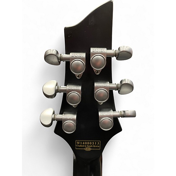 Used Schecter Guitar Research C1 Platinum QUILTED GREY Solid Body Electric Guitar