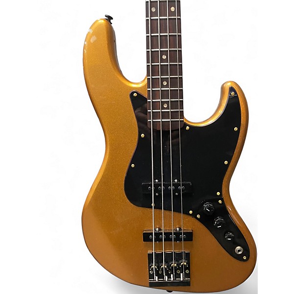 Used Jet DOUBLECUT BASS Gold Electric Bass Guitar