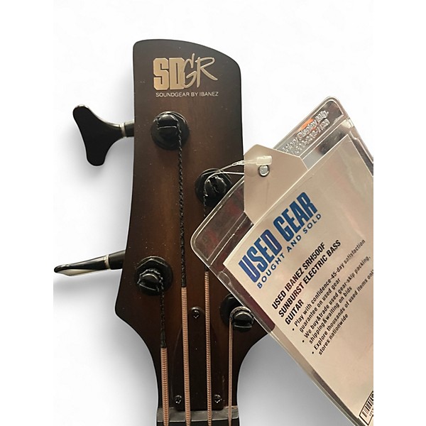 Used Ibanez SRH500F Sunburst Electric Bass Guitar