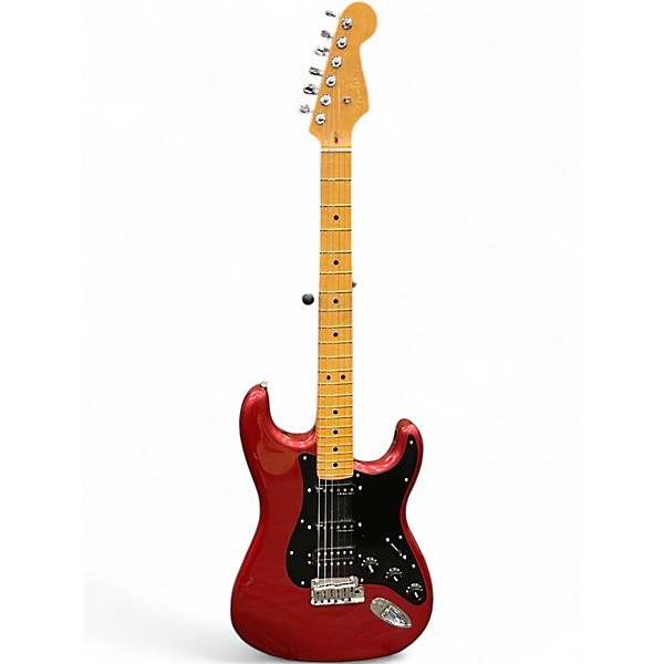 Used 2024 Fender American Ultra II Stratocaster HSS Sinister Red Solid Body Electric Guitar