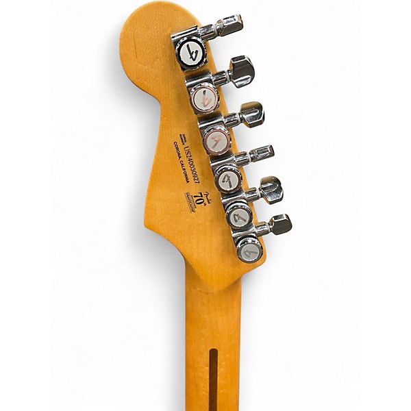 Used 2024 Fender American Ultra II Stratocaster HSS Sinister Red Solid Body Electric Guitar