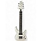 Used Schecter Guitar Research Diamond Series PT White Solid Body Electric Guitar thumbnail