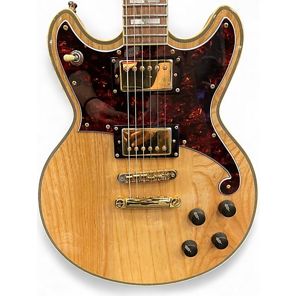 Used D'Angelico Brighton Deluxe Natural Solid Body Electric Guitar