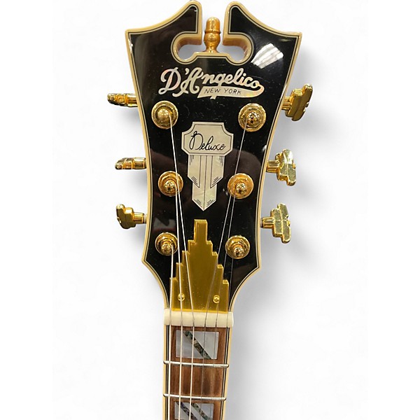 Used D'Angelico Brighton Deluxe Natural Solid Body Electric Guitar