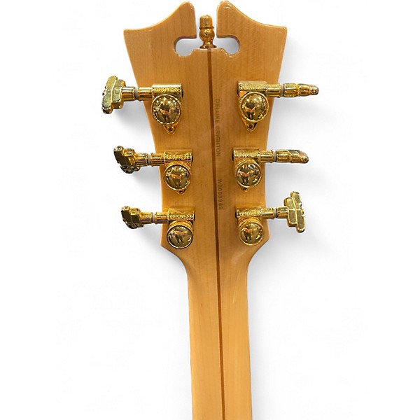 Used D'Angelico Brighton Deluxe Natural Solid Body Electric Guitar