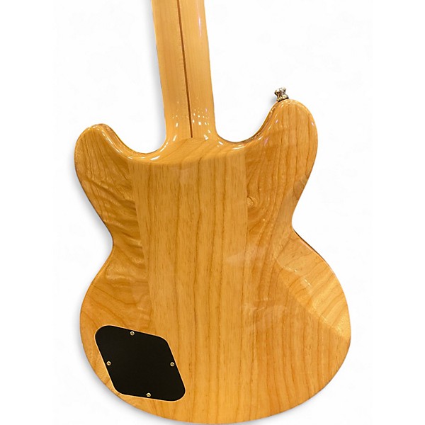 Used D'Angelico Brighton Deluxe Natural Solid Body Electric Guitar