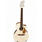 Used Fender Newporter Player White Acoustic Electric Guitar thumbnail
