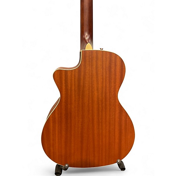 Used Fender Newporter Player White Acoustic Electric Guitar