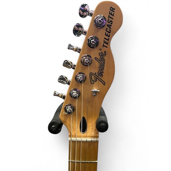 Used Fender Deluxe Nashville Telecaster White Solid Body Electric Guitar