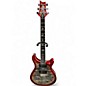 Used PRS SE Custom 24 08 charcoal cherry burst Solid Body Electric Guitar thumbnail