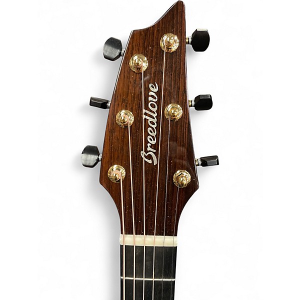 Used Breedlove Premier concert brazilian rosewood adirondack spruce Sunburst Acoustic Electric Guitar