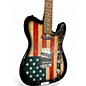 Used Leo Jamyz STRATOCASTER AMERICAN FLAG Solid Body Electric Guitar