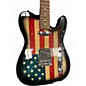 Used Leo Jamyz STRATOCASTER AMERICAN FLAG Solid Body Electric Guitar