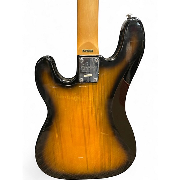 Used Epiphone ACCU BASSM JR/VS 2 Tone Sunburst Electric Bass Guitar