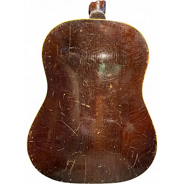 Vintage 1954 Gibson 1954 J-160E Sunburst Acoustic Electric Guitar