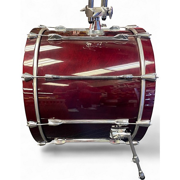 Used Yamaha 7 Piece Recording Custom Cherry Drum Kit