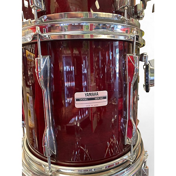 Used Yamaha 7 Piece Recording Custom Cherry Drum Kit