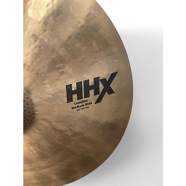 Used SABIAN 20in hhx complex medium ride Cymbal