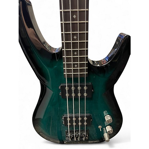 Used DBZ Guitars Diamond ST Sries Green burst Electric Bass Guitar