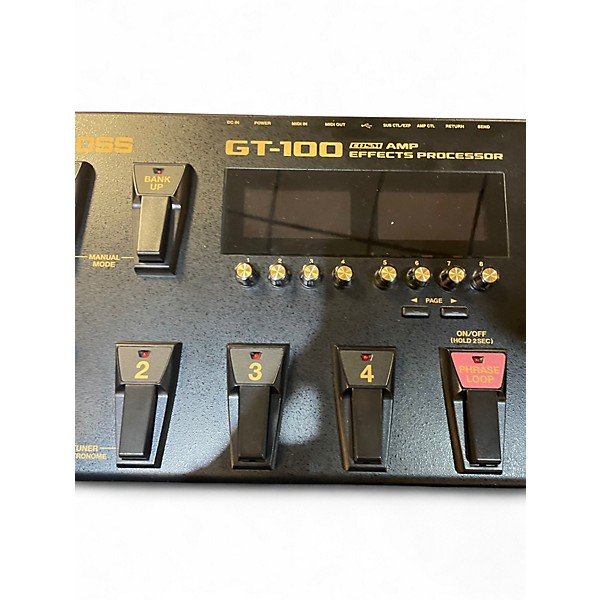 Used BOSS GT100 Effect Processor