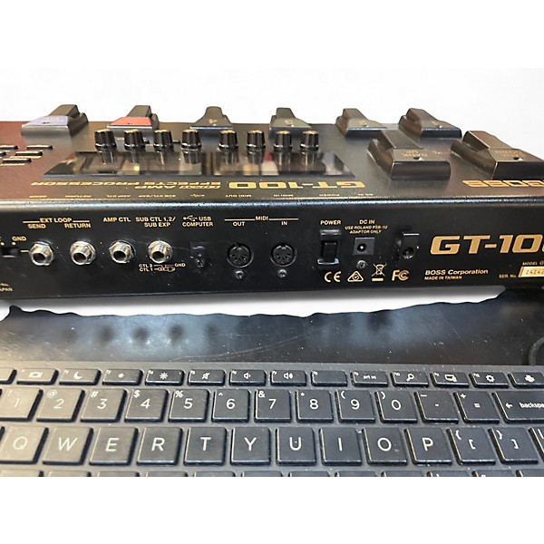 Used BOSS GT100 Effect Processor
